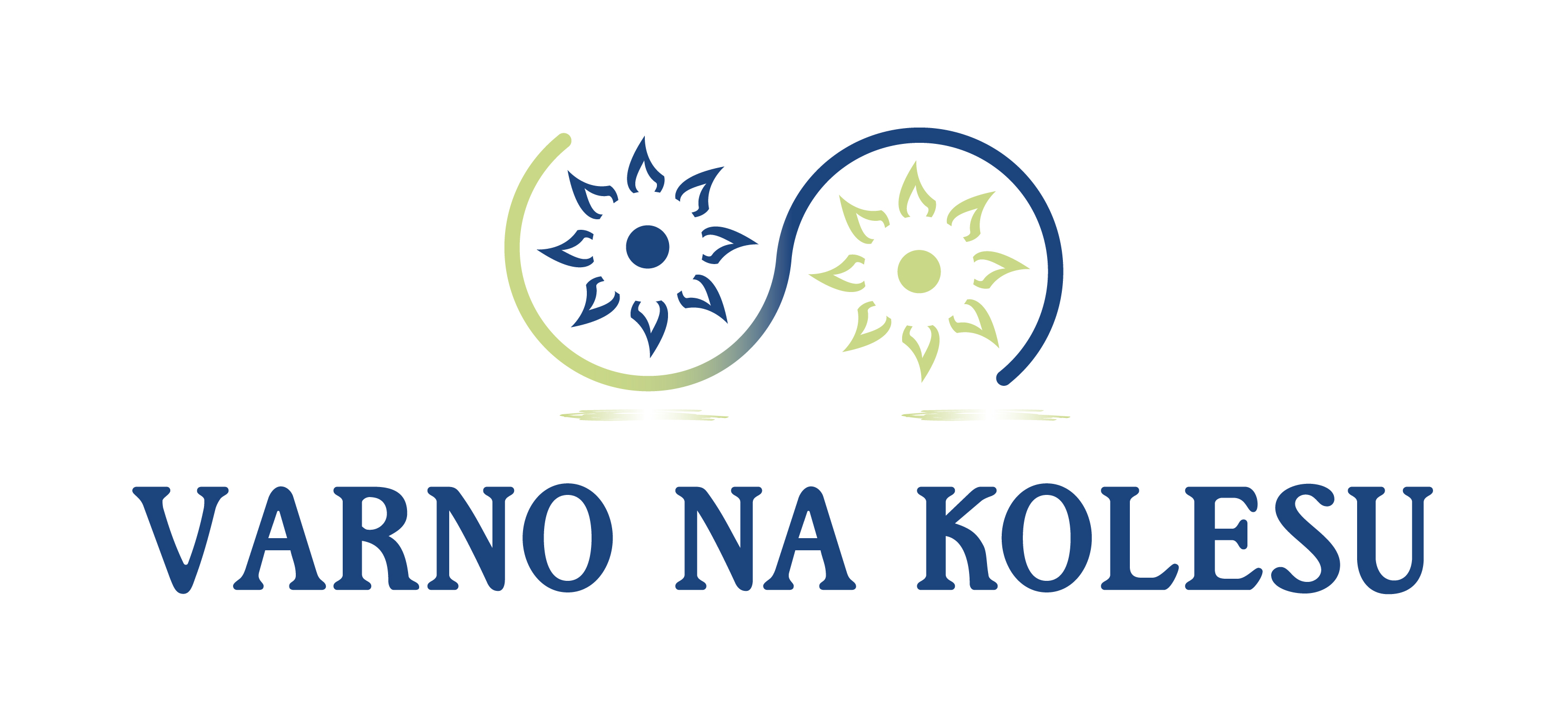 Logotip akcije Varno na kolesu